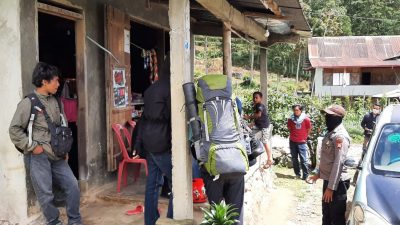 Tutup Akses Pendakian Menuju Gunung Bawakaraeng, Kanit Sabhara Polres Sinjai Minta Warga Urungkan Niat