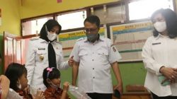 Wakil Wali Kota Makassar Tinjau Pelaksanaan PTM GeNose Siswa Tingkat SD