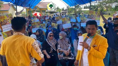 Konstituen Asri Jaya Gaungkan Airlangga Presidenku, Taufan Pawe Gubernurku 2024