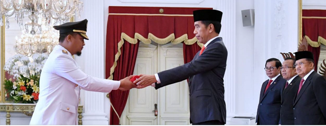 Presiden Jokowi Lantik Andi Sudirman Sulaiman Jadi Gubernur Sulsel