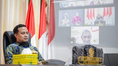 Menteri Koordinator Bidang Perekonomian Gelar Rapat Penanganan COVID-19, Dihadiri Plt Gubernur Sulsel