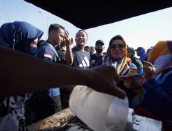 Jalan Sehat Partai NasDem, Pedagang Buroncong di CPI Dapat Berkah dari Gubernur