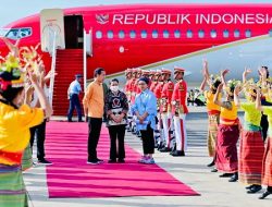 Presiden Jokowi Ikuti Simulasi Penyambutan Pemimpin ASEAN di Labuan Bajo