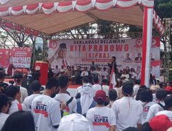 Relawan KIPRA di Sulsel Deklarasi Dukung Prabowo Subianto di Pemilu 2024